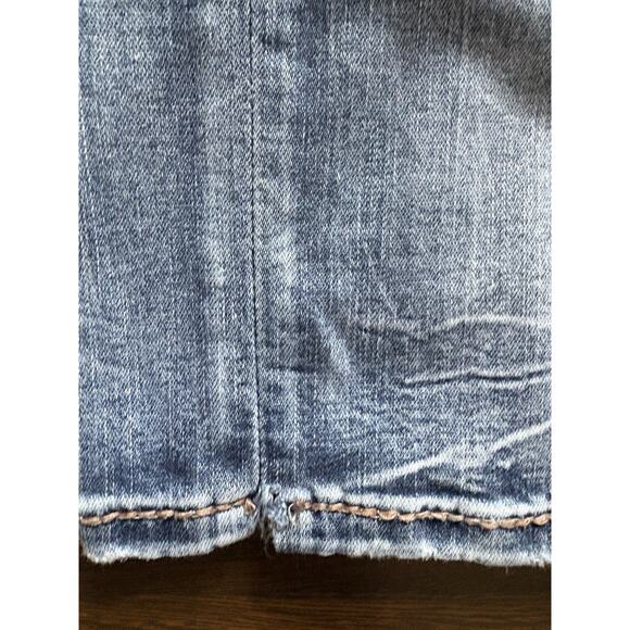 Rock Revival Brayen Straight Mens Size 36x 29 Distressed Embroidered Contrast - Picture 6 of 15